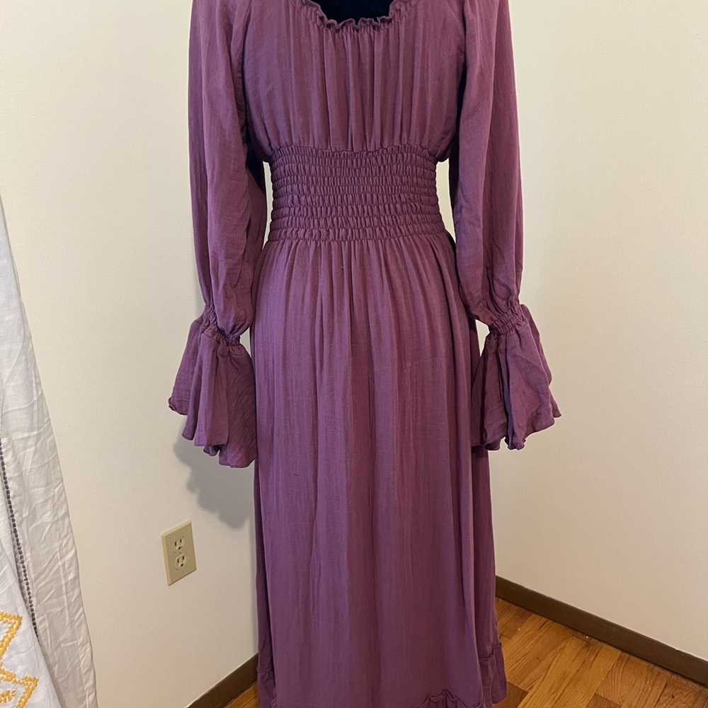 Organic Cotton Bamboo Maxi Dress - Picture 4 of 4